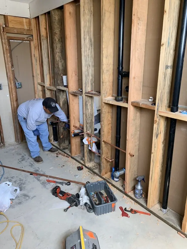 Commercial rough-in plumbing for Gas Line Repair in Ware